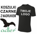Koszulki z nadrukiem Adler 160 g białe 